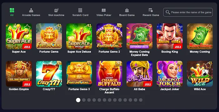 KU9 Casino Bangladesh games